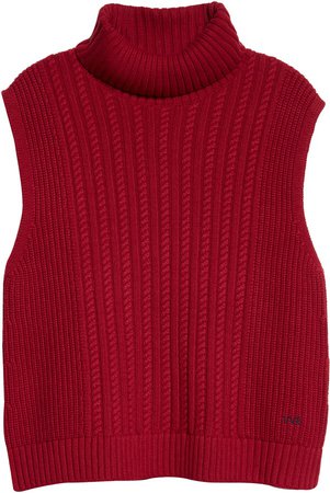 turtleneck sweater vest red - Google Zoeken
