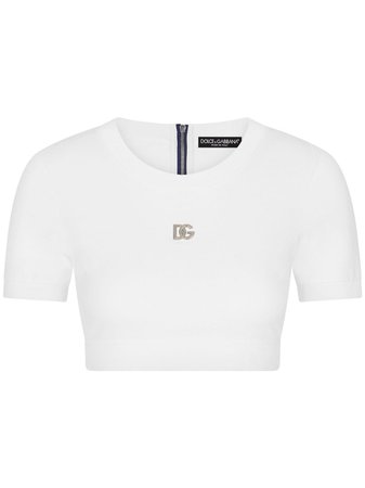Dolce & Gabbana DG-logo Cropped T-shirt - Farfetch