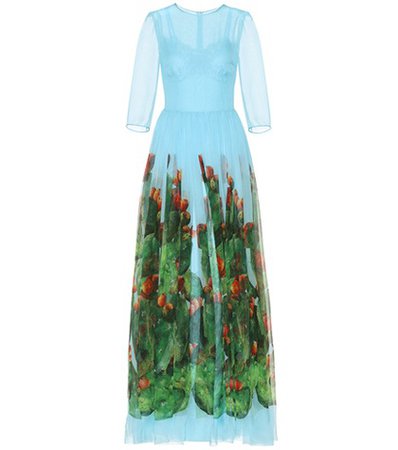 Exclusive to mytheresa.com – printed silk dress