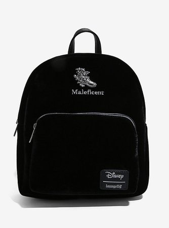 Loungefly Disney Villains Maleficent Velvet Mini Backpack