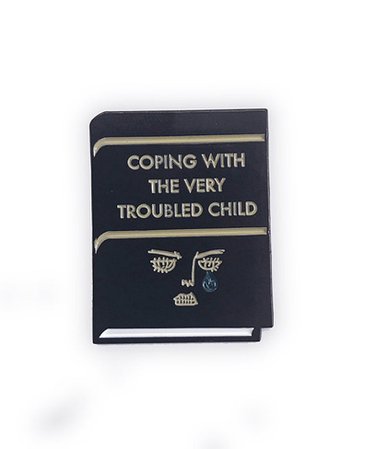 Coping With The Very Troubled Child enamel pin Wes Anderson | Etsy