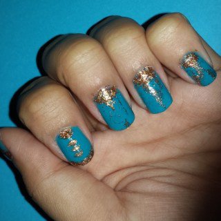 Aladdin inspired nails