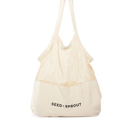 SEED & SPROUT - Mixed Mesh Tote Bag