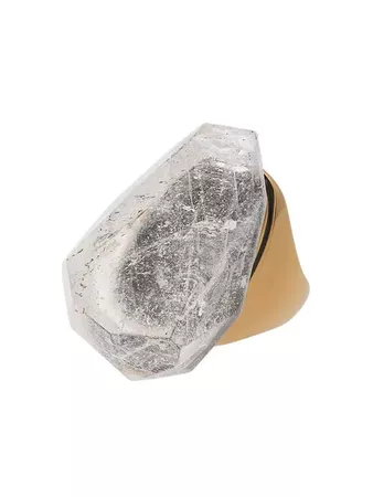 Alexander McQueen Faceted Stone Ring
