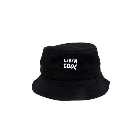 WAVY BUCKET HAT - BLACK – LIVINCOOL