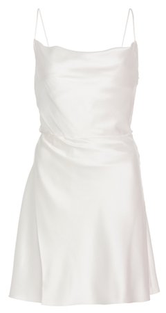 Markarian Exclusive Gloria Slip Silk Mini Dress