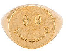 Smiley Face Signet Ring