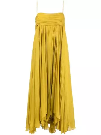 KHAITE The Lally Silk Midi Dress - Farfetch