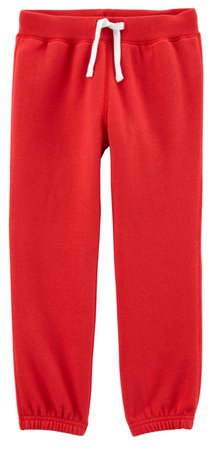toddler red joggers