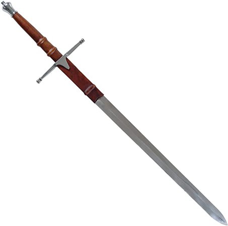 Amazon.com : Whetstone Cutlery William Wallace Medieval Sword with Sheath, Silver : Martial Arts Swords : Sports & Outdoors