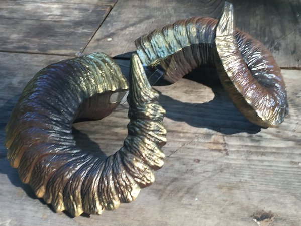 Bull Ram Horns Taurus inspired wearable horns | Etsy