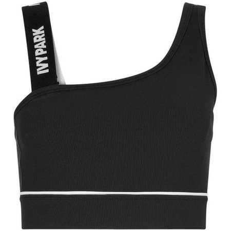 Asymmetric Ribbed Crop by Ivy Park