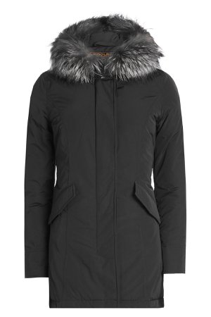Luxury Arctic Down Parka with Fur-Trimmed Hood Gr. S