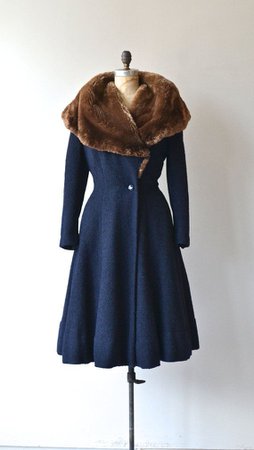 Vintage Winter Coat 1950s