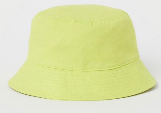 neon green/ yellow fishing hat