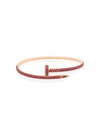 Shop MAD Paris customised 18kt rose gold Cartier Juste Un Clou bracelet with Express Delivery - Farfetch