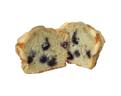 Wild Blueberry, Clean, 2oz, Cake Muffin