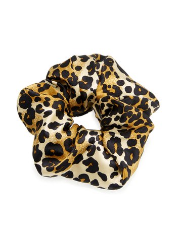 Jennifer Behr Leopard-Print Hair Scrunchie