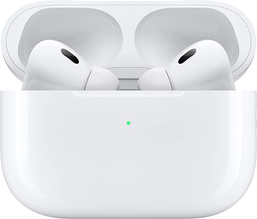 Amazon.com: Apple AirPods Pro (2nd Generation) Wireless Earbuds, Up to 2X More Active Noise Cancelling, Adaptive Transparency, Personalized Spatial Audio, MagSafe Charging Case, Bluetooth Headphones for iPhone : Electronics