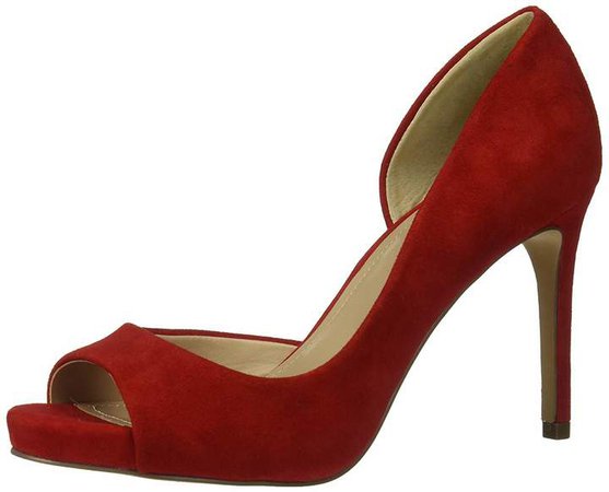 Women's Chess Pump Candy Red 8.5 M US