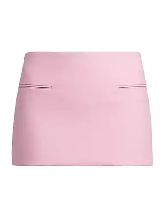Shop FERRAGAMO Tailored Wool Mini Skirt | Saks Fifth Avenue