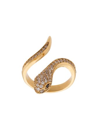 Nialaya Jewelry Skyfall Snake Ring - Farfetch