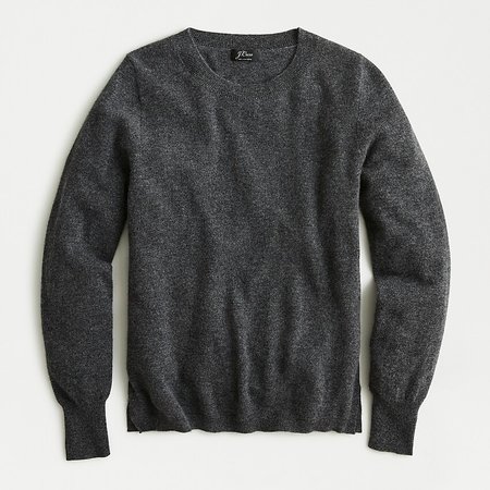J.Crew: Long-sleeve Everyday Cashmere Crewneck Sweater grey