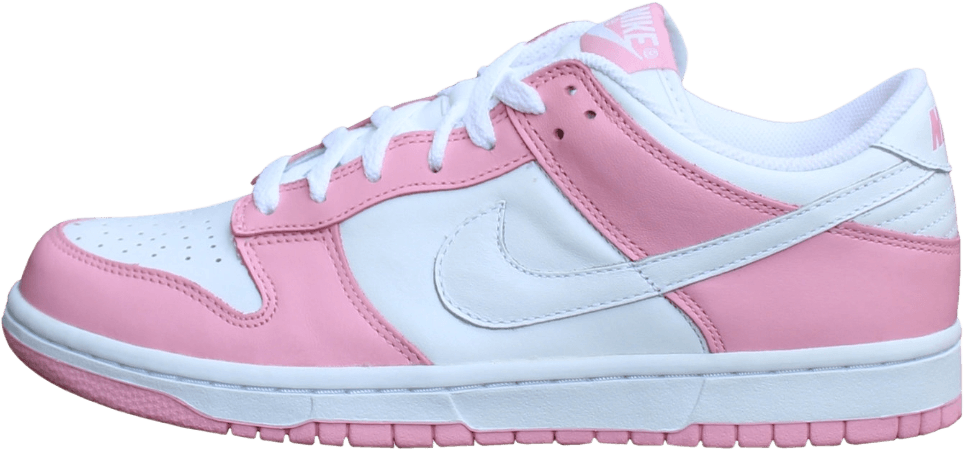 nike pink white trainers
