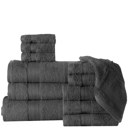 Shop 12-Piece Bath Towel Sets with Oversized Bath sheet - On Sale - Free Shipping Today - Overstock.com - 20174426