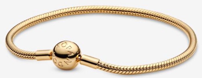 pandora gold bracelet