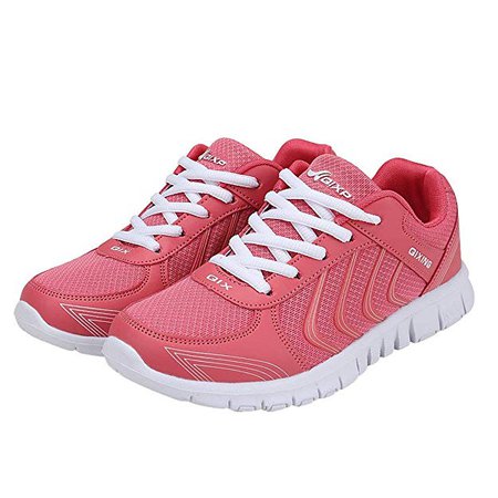 Amazon.com | Ponyka Women's Lightweight Athletic Walking Sneakers Breathable Tennis Road Running Shoes US4.5-10.5 | Road Running
