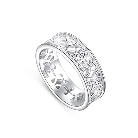 Sterling Silver Celtic Rings: Amazon.com