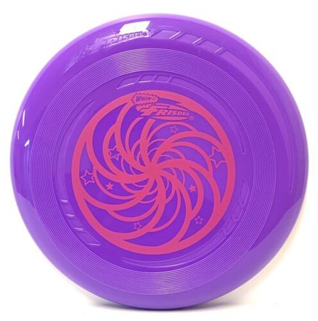 WHAM-O FRISBEE Purple Spiral With Stars Imprint NEW | eBay