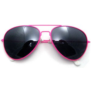 hot pink rim aviator sunglasses
