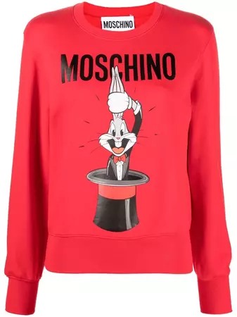 Moschino Bugs Bunny Print Sweatshirt - Farfetch