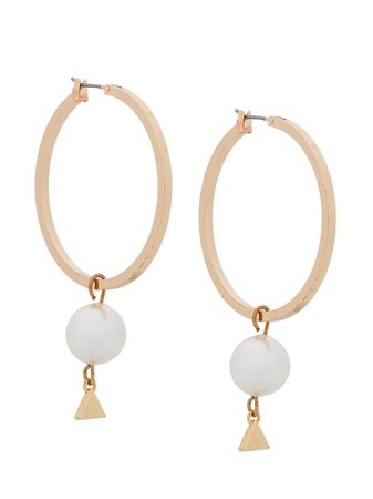 Coup De Coeur Pearl Hoop Earrings | Farfetch.com