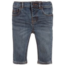 Burberry - Mid-Blue Denim Baby Jeans | Childrensalon