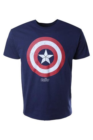 Marvel Captain America Shield Icon T-Shirt | Boohoo