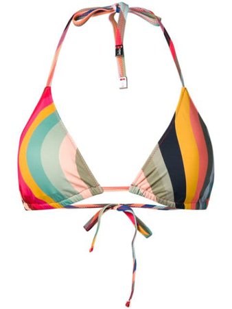 Paul Smith Swirl Print Triangle Bikini Top - Farfetch