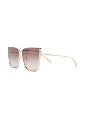 Alexander McQueen Oversized square-frame Sunglasses - Farfetch