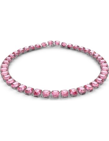 Swarovski pink necklace