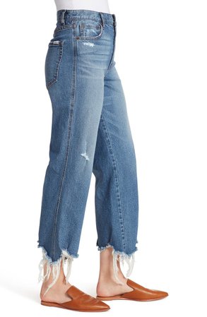 Ella Moss Crop Wide Leg Jeans | Nordstrom