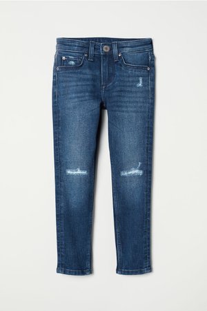 Skinny Fit Jeans - Azul denim - CRIANÇA | H&M PT