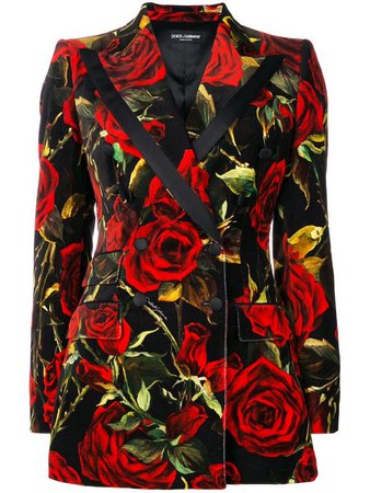 Dolce & Gabbana floral print jacket