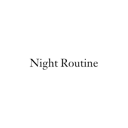 night routine