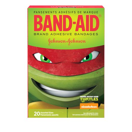 Band-Aid Nickelodeon Teenage Mutant Ninja Turtles Assorted Sizes 20 ct - Walmart.com - Walmart.com