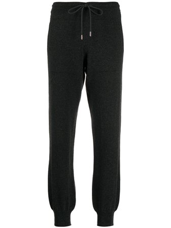 Barrie drawstring cashmere track pants
