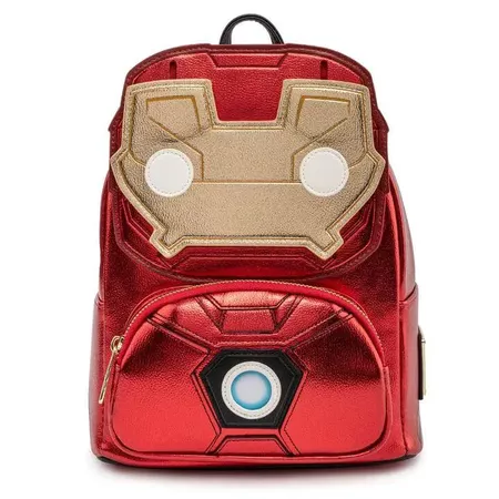 Pop By Loungefly Marvel Ironman Light-Up Mini Backpack | Pop In A Box US