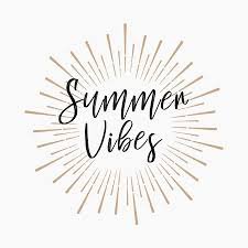summer vibes black text - Google Search