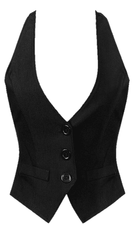 Dressing Button Vest PNG